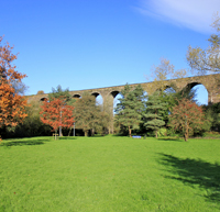 Two stone viaducts